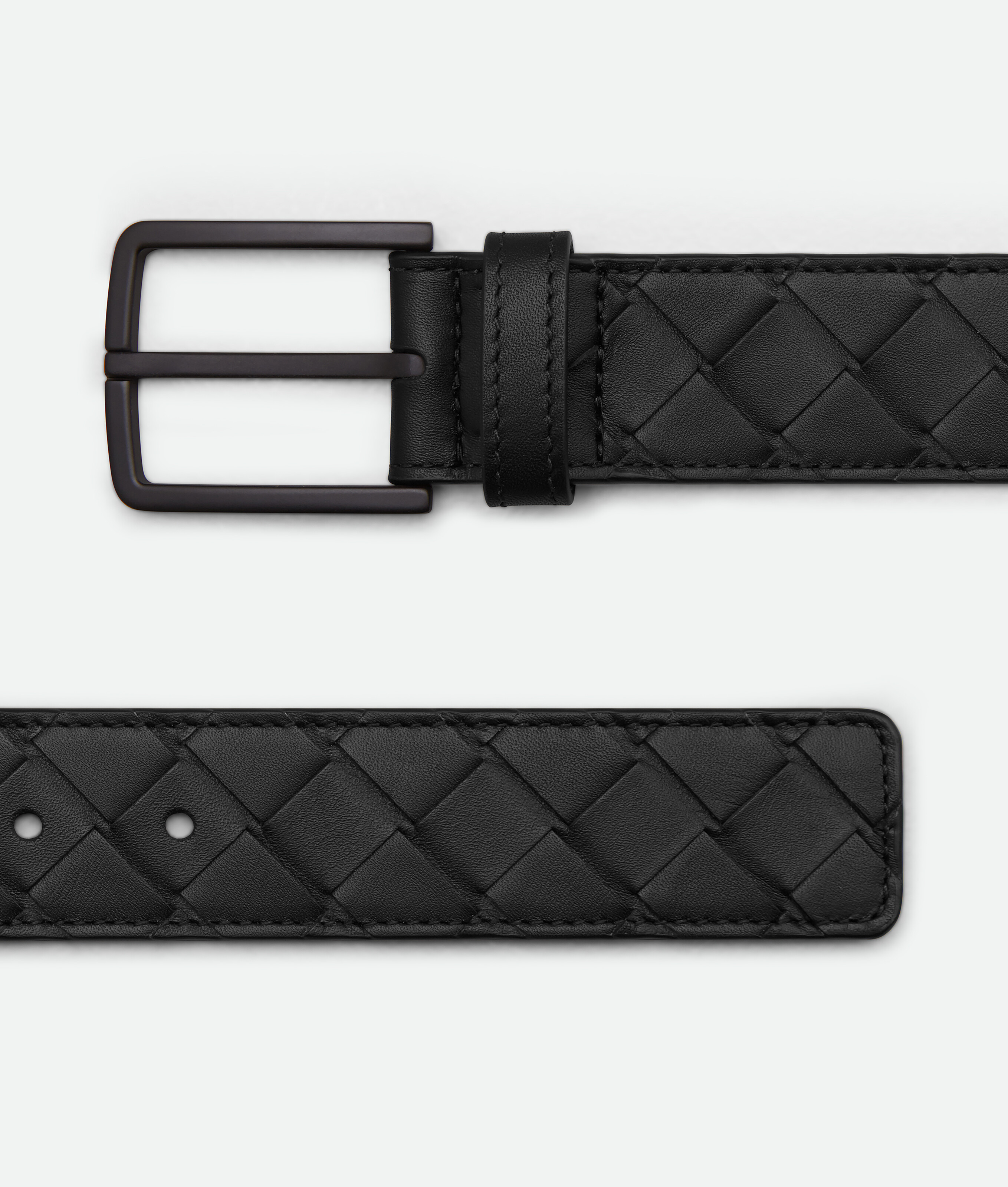 ヨハネ！！　ボッテガヴェネタ　レザーベルトブラック Bottega Veneta Metal Needle Buckle Belt In Black | ModeSens