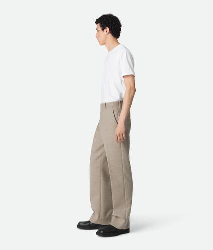 Calça de lã e caxemira