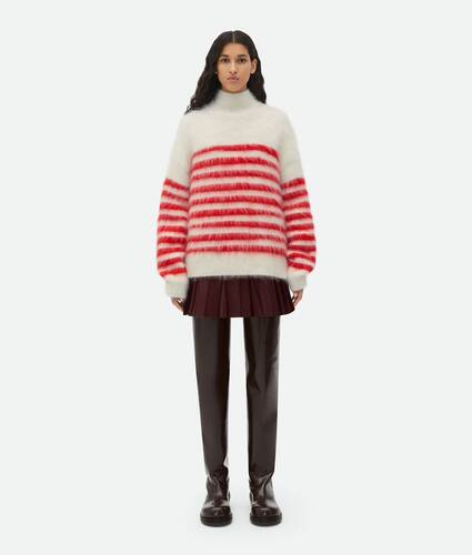 Display a large version of the product image 1 - Heavy Marinière Mohair Sweater
