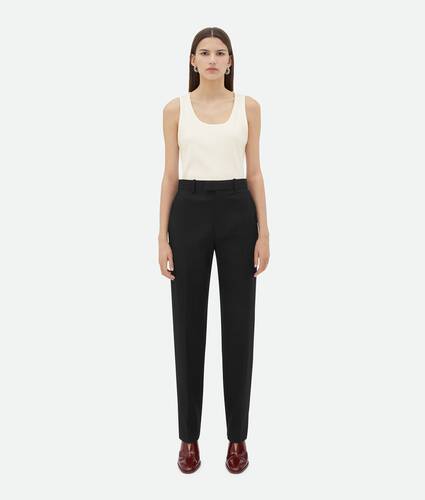 Display a large version of the product image 1 - Structured Cotton Pants