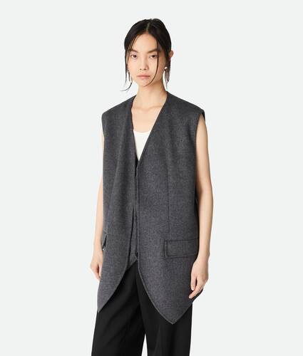 Double Face Wool Gilet