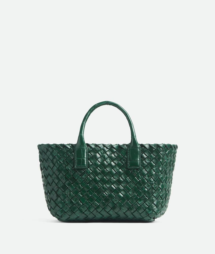 Bottega Veneta® Women's Mini Cabat in Emerald Shop online