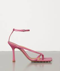 Bottega Veneta® Women's Stretch Strap Sandal in Nero. Shop online now.