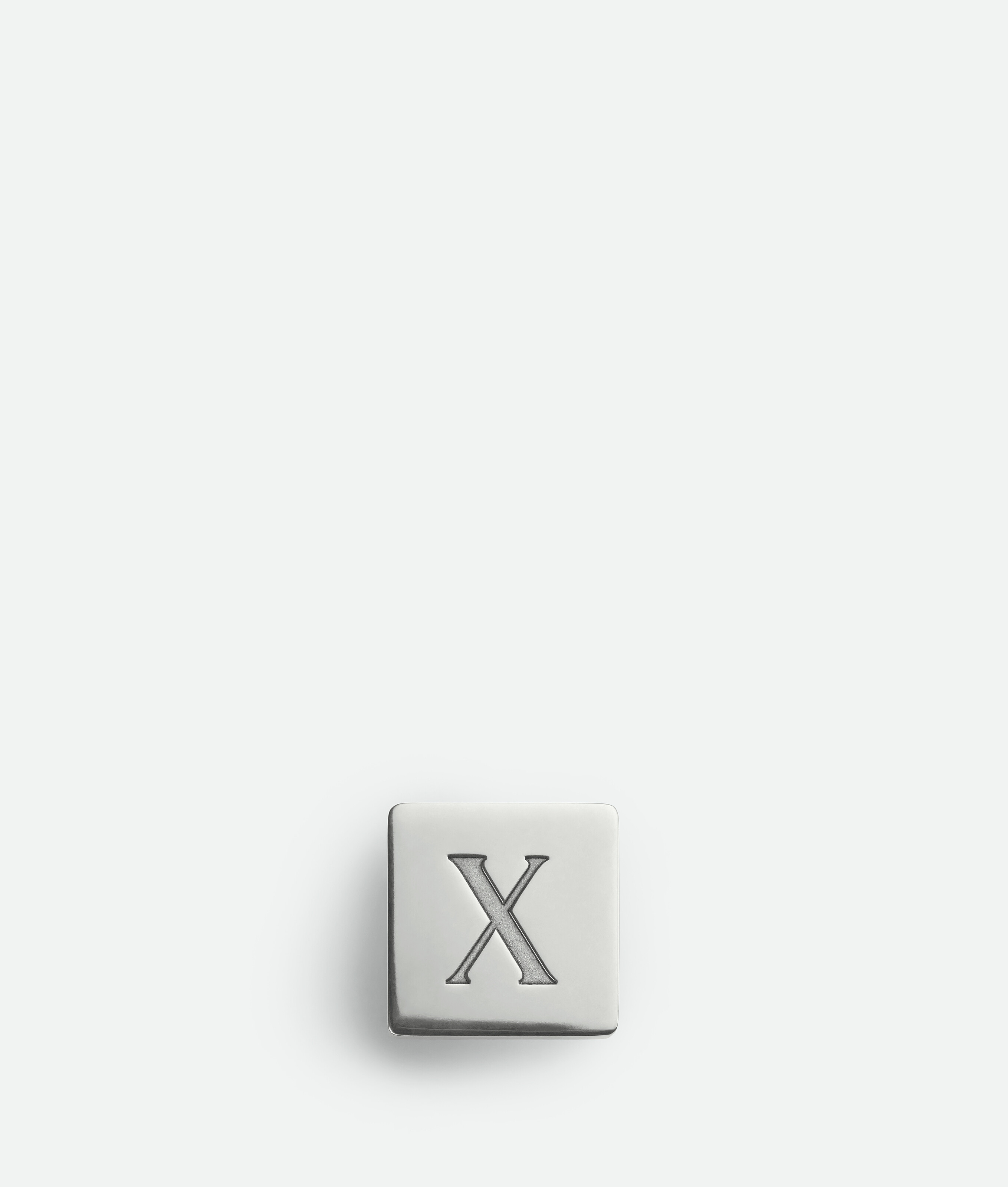 Bottega Veneta Letter X Clip - Silver - Unisex
