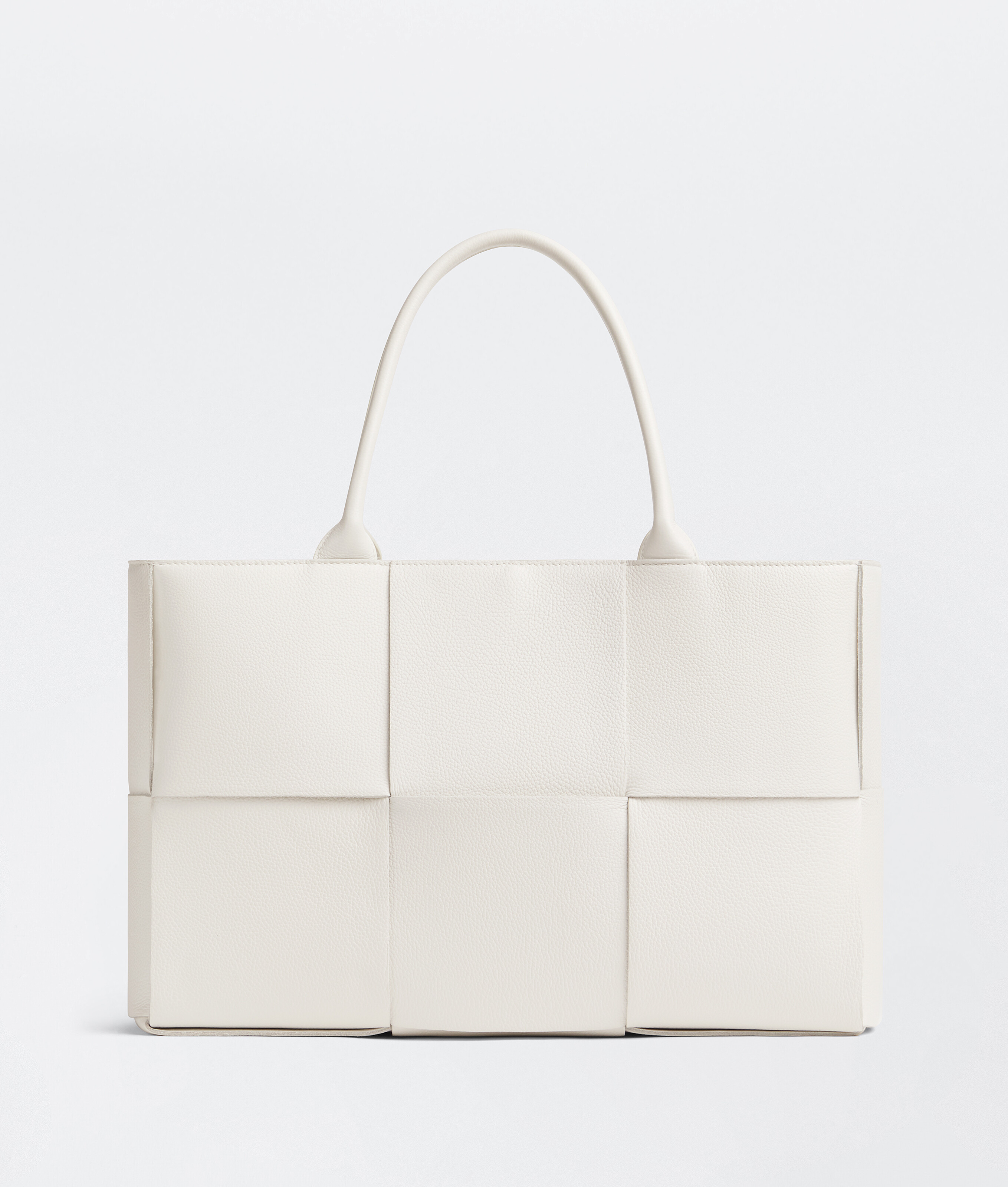 Bottega Veneta Medium Arco Tote Bag - White - Woman - Calfskin