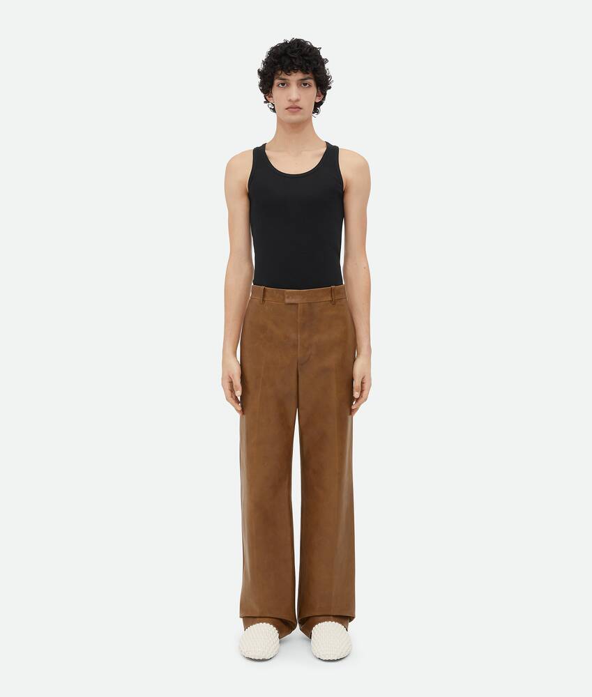 Display a large version of the product image 1 - Vintage Effect On Leather Trousers