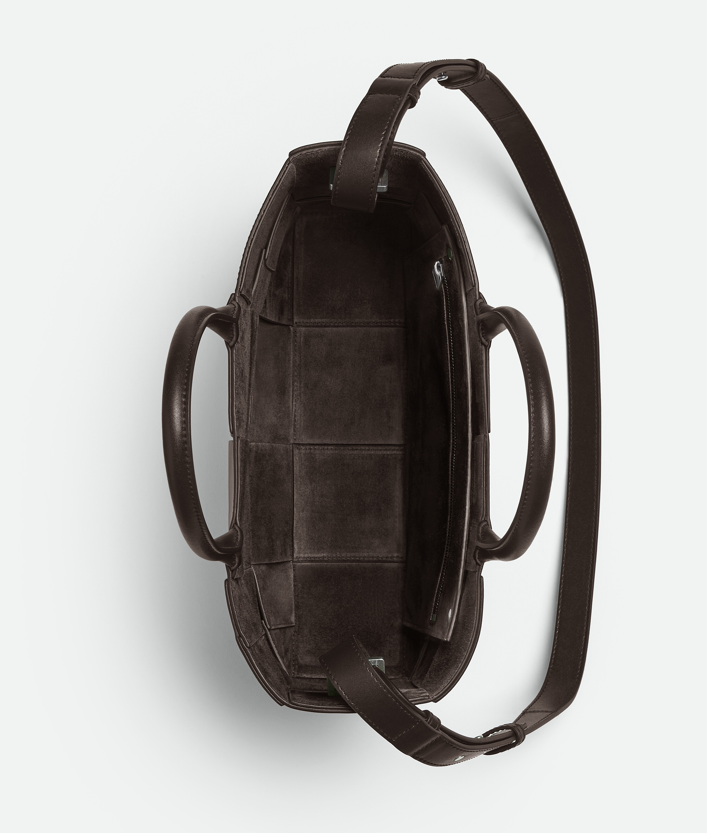 Bottega Veneta Kleine Arco Tote Bag Mit Riemen In Fondant