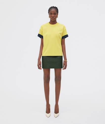 double layered cotton jersey t-shirt