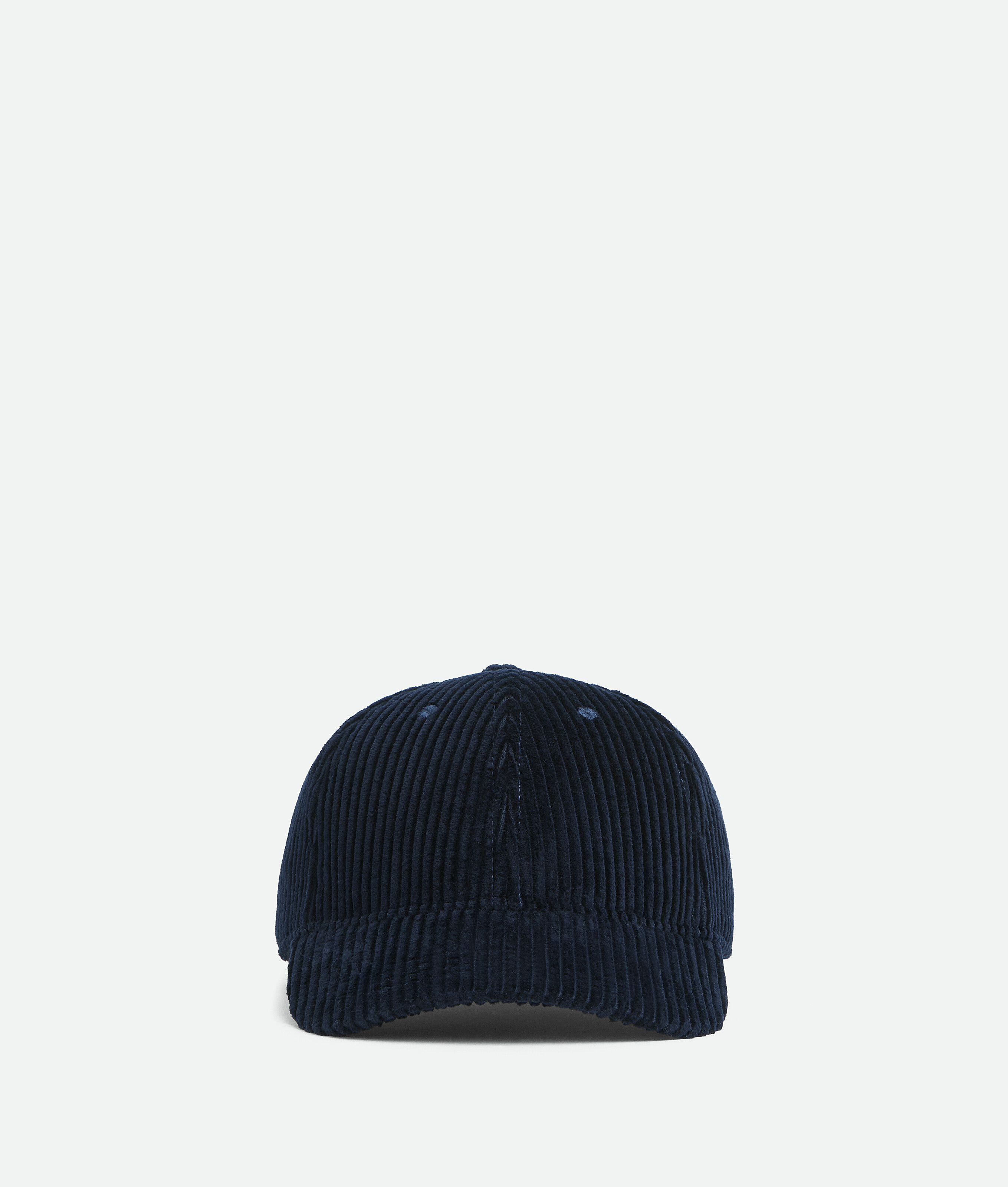 Bottega Veneta Corduroy Cap In Blue