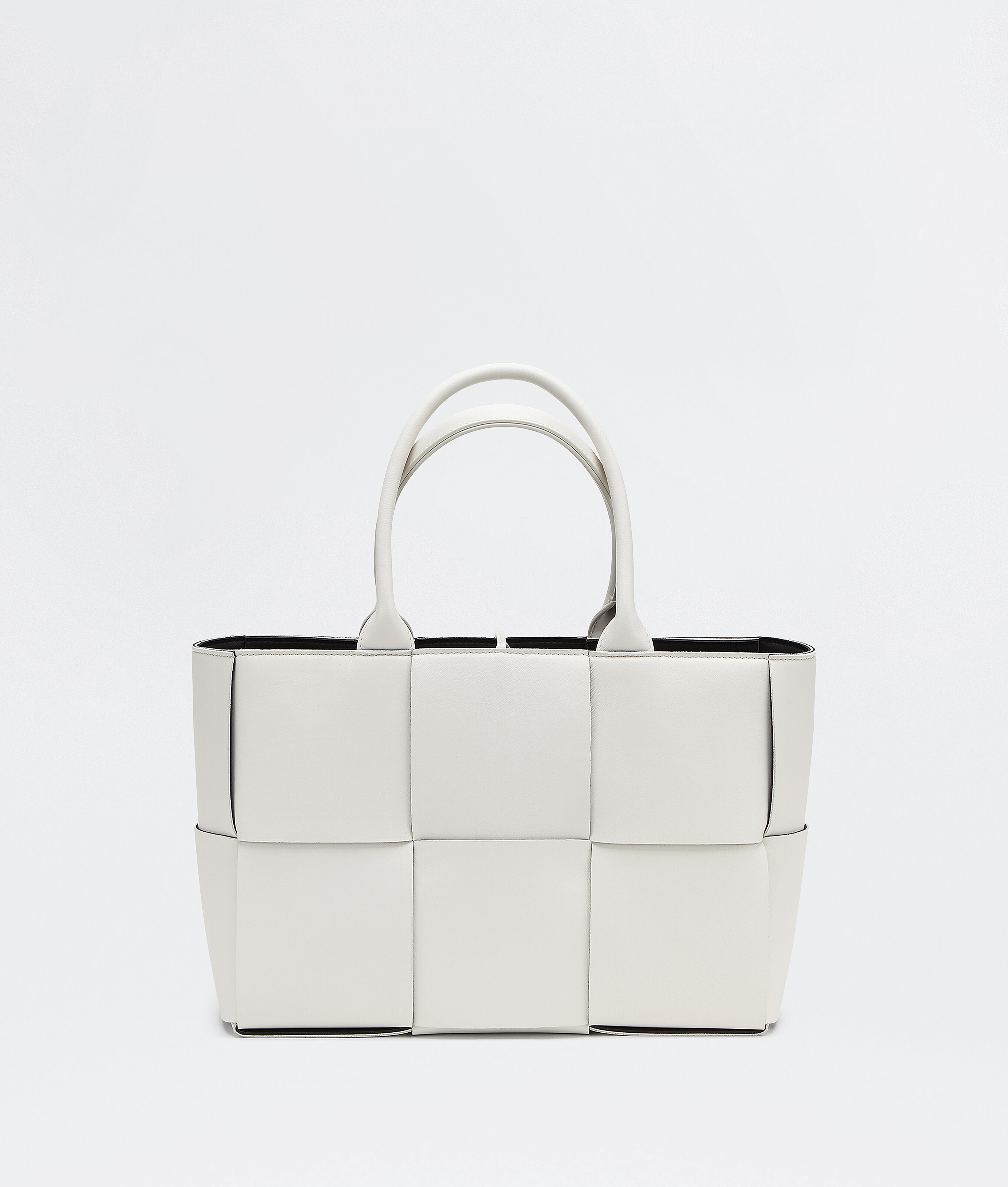 Shop Bottega Veneta Small Arco Tote Bag In Blanc