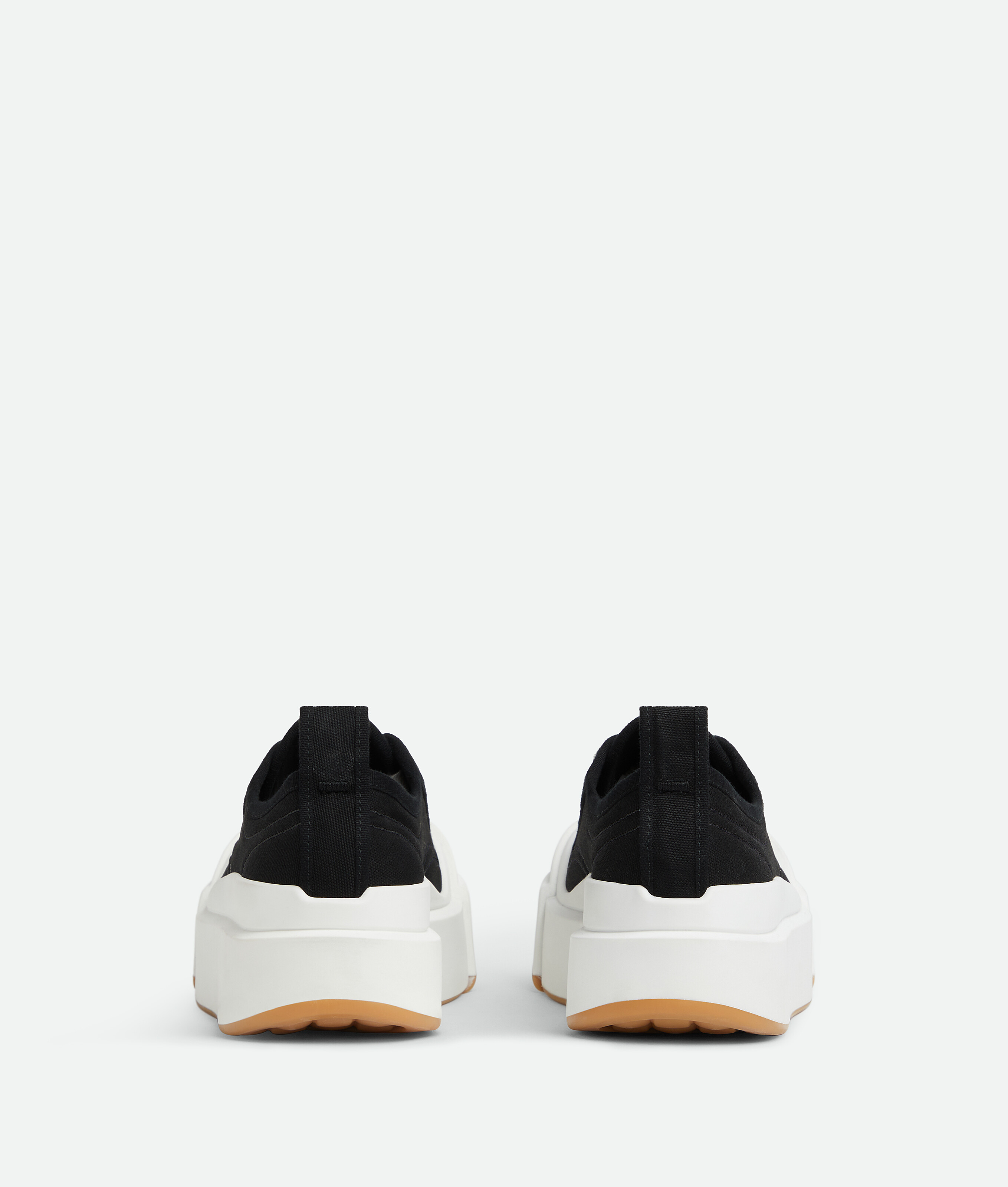 Shop Bottega Veneta Vulcan Plateau-sneakers In Black