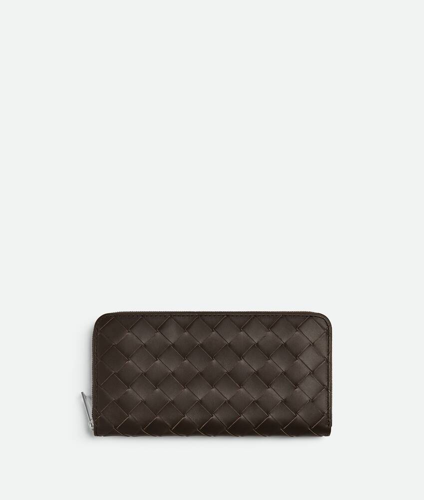 Display a large version of the product image 1 - Intrecciato Zip Around Wallet