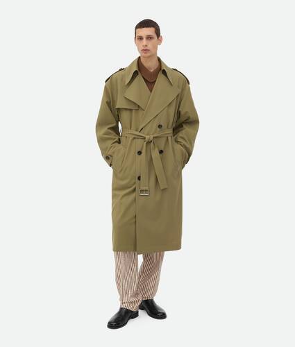 Fine Wool Trench Coat