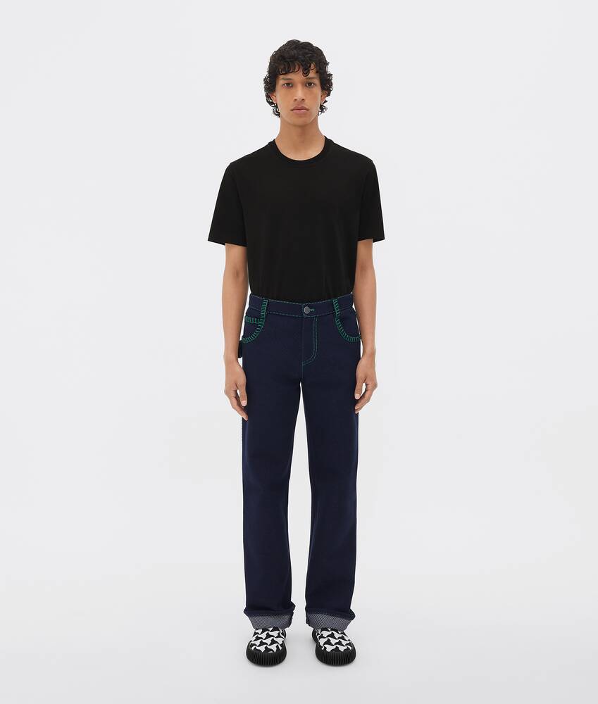Bottega Veneta® Pantaloni da Uomo in Navy. Shop online now.