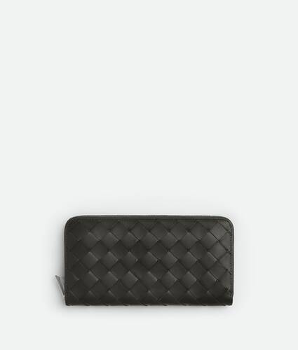 Intrecciato Zip Around Wallet