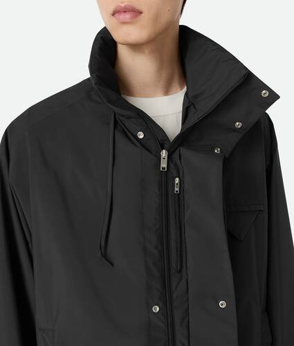 Packable Nylon Hooded Blouson
