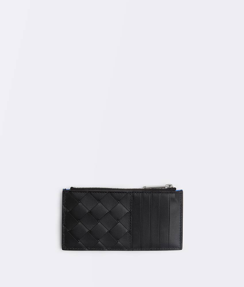 Men's Zipped Card Holder in Black | Bottega Veneta® US Men's Zipped Card Holder in Black | Bottega Veneta® US