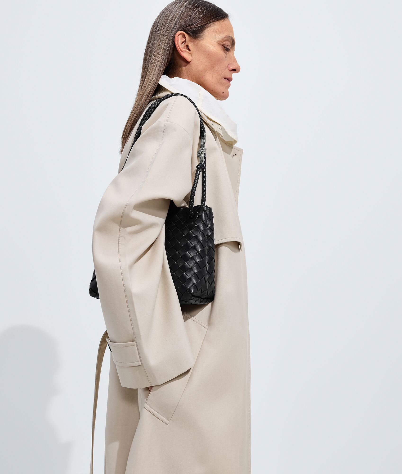 Women's Small Andiamo in Black | Bottega Veneta US