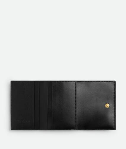 Cassette Tri-Fold Wallet With Detachable Card Case
