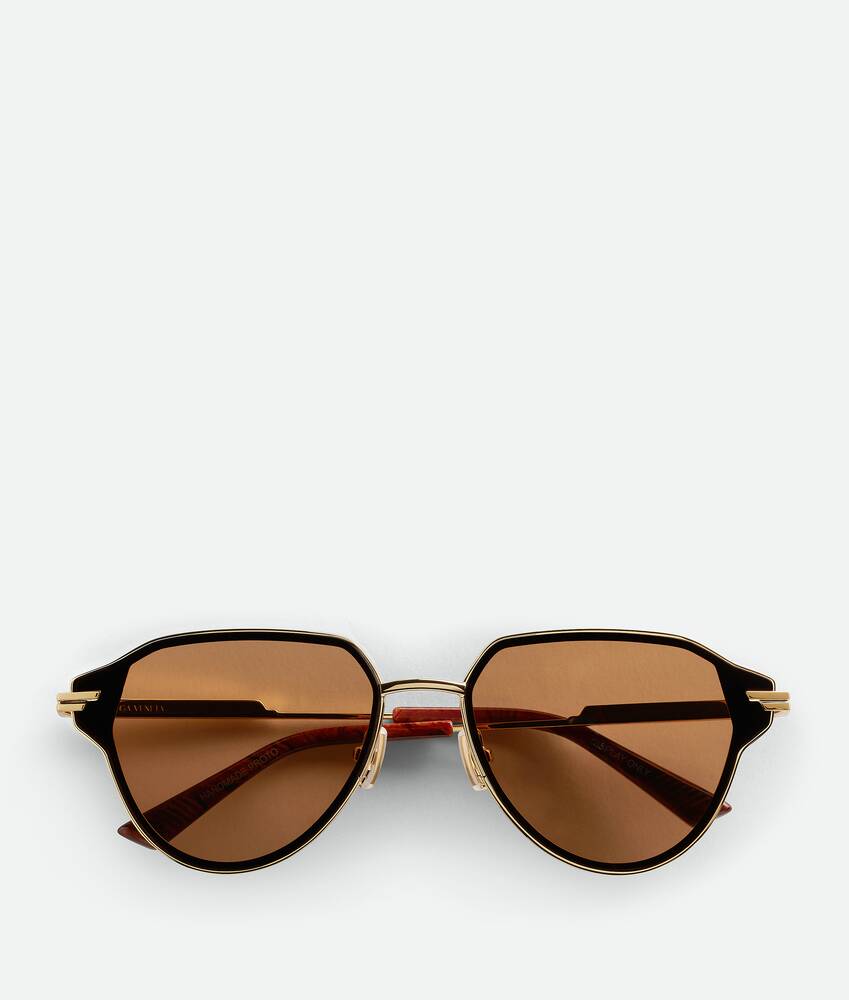 Display a large version of the product image 1 - Glaze Metal Aviator Sunglasses