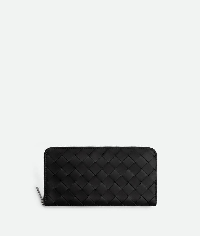 Display a large version of the product image 1 - Intrecciato Zip Around Wallet