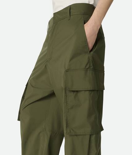 Nylon Cargo Trousers
