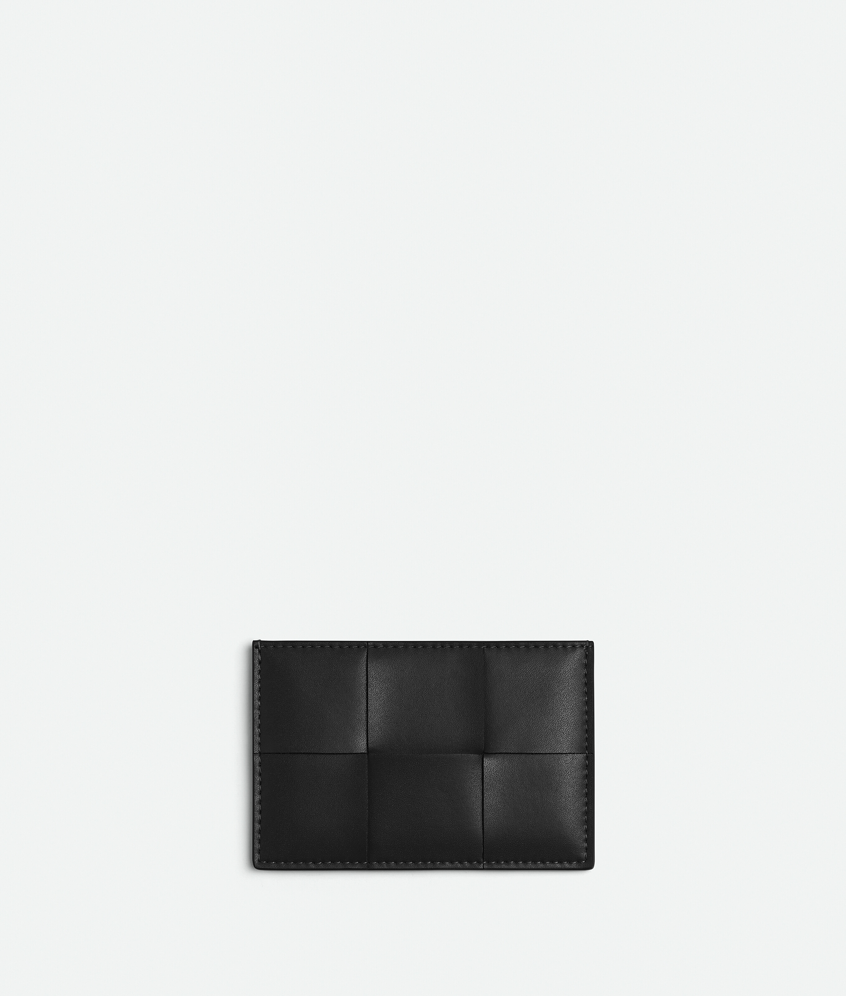 Bottega Veneta Cassette Credit Card Case In Black