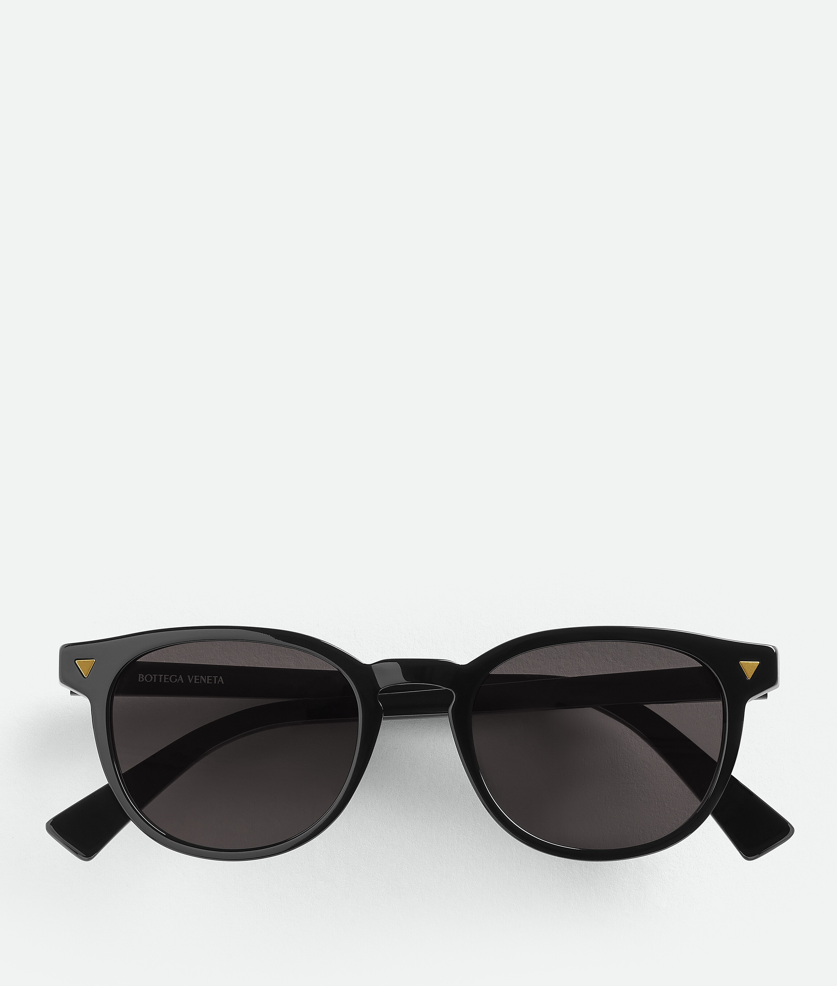 Bottega Veneta Soft Recycled Acetate Panthos Sunglasses In Black