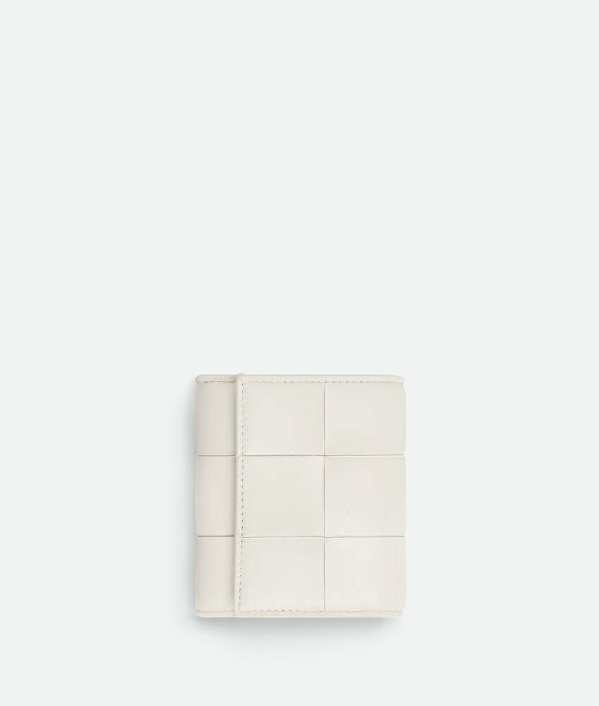 Small Tri-Fold Wallet in WHITE