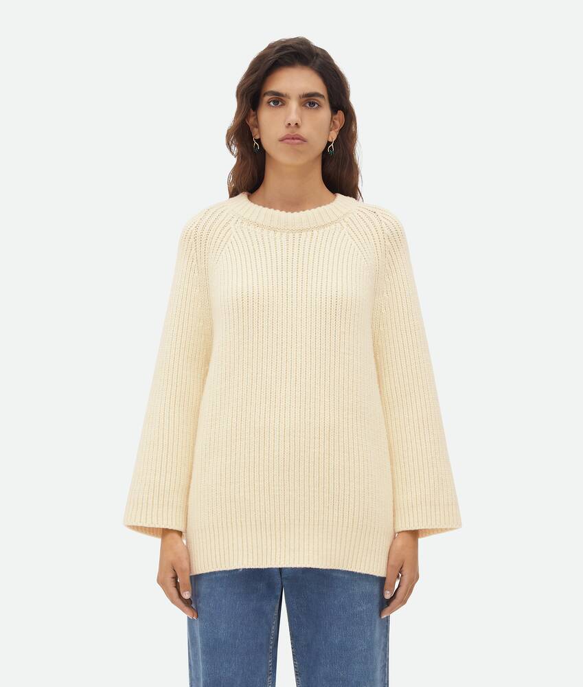 Display a large version of the product image 4 - Oversized Wool Cashmere T-Shirt