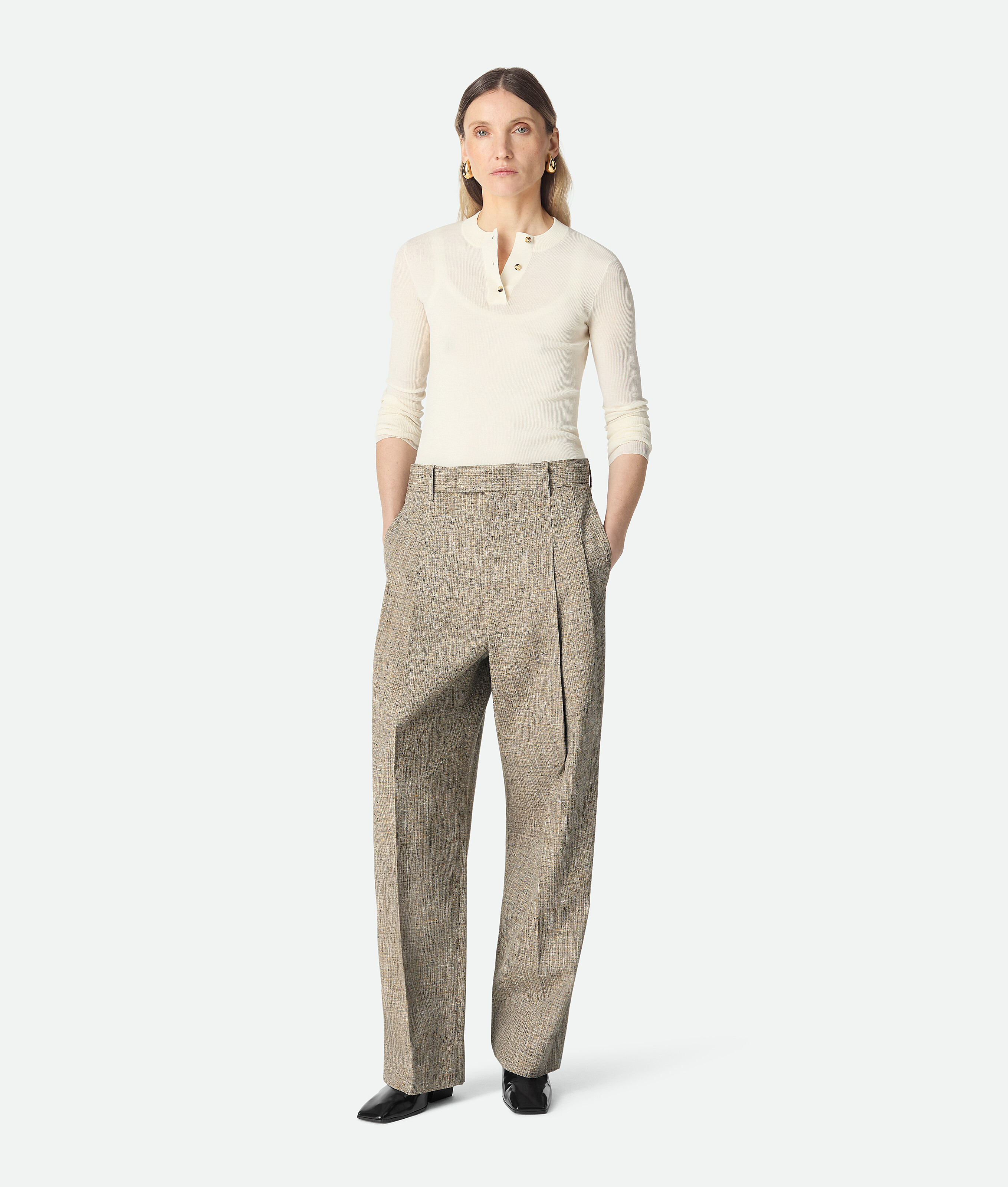 Fleck Viscose Pants
