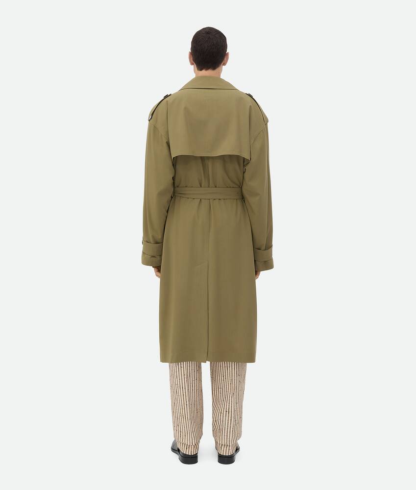 Display a large version of the product image 3 - Fine Wool Trench Coat