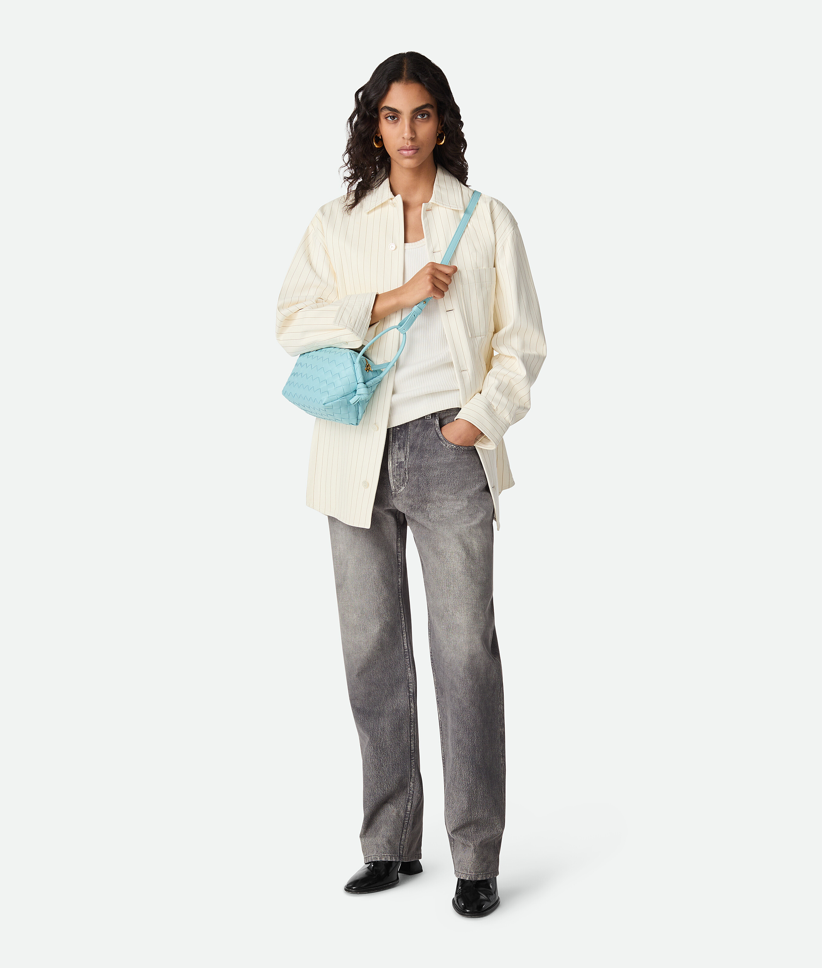 Bottega Veneta Top Handle Loop In Zenith