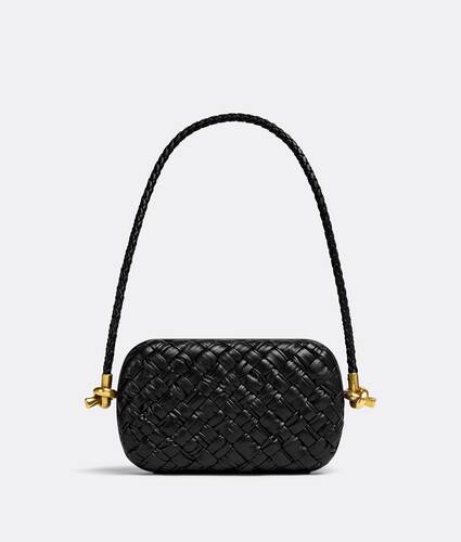 Bottega Veneta Intrecciato Knot Clutch Bag  Rent Bottega Veneta Handbags  for $195/month