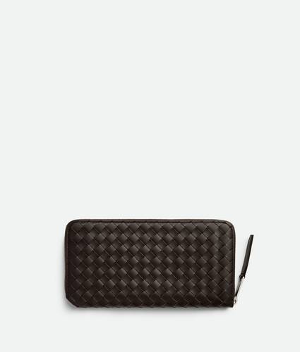 Intrecciato Piccolo Zip Around Wallet