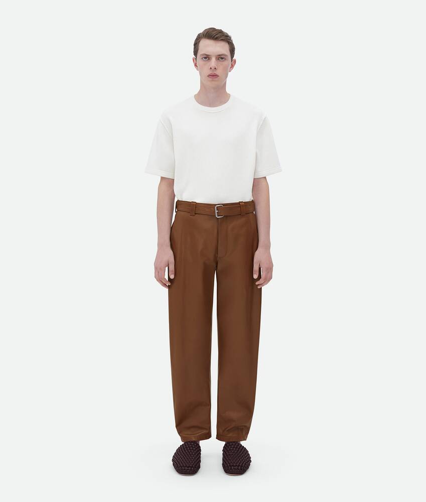 Display a large version of the product image 1 - Belted Leather Trousers