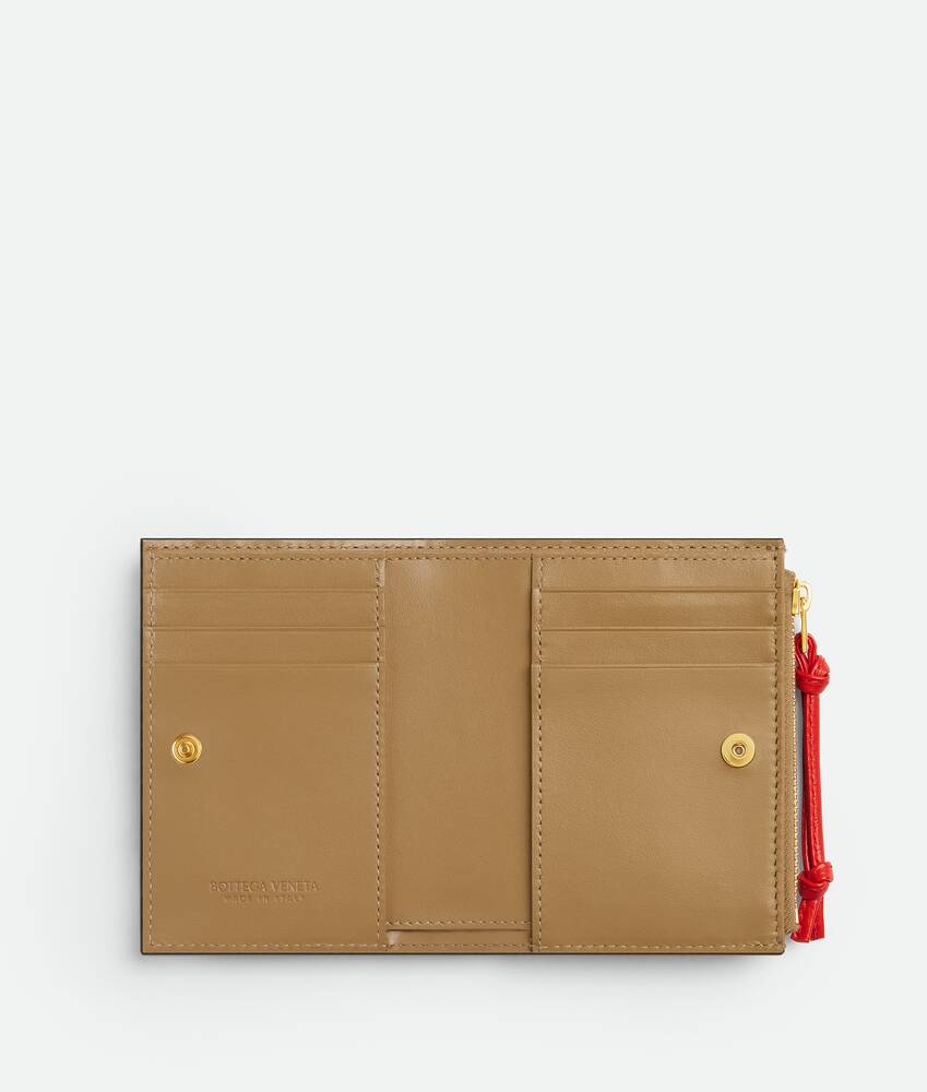 Bottega Veneta® Women's Intrecciato Small Bi-Fold Wallet in