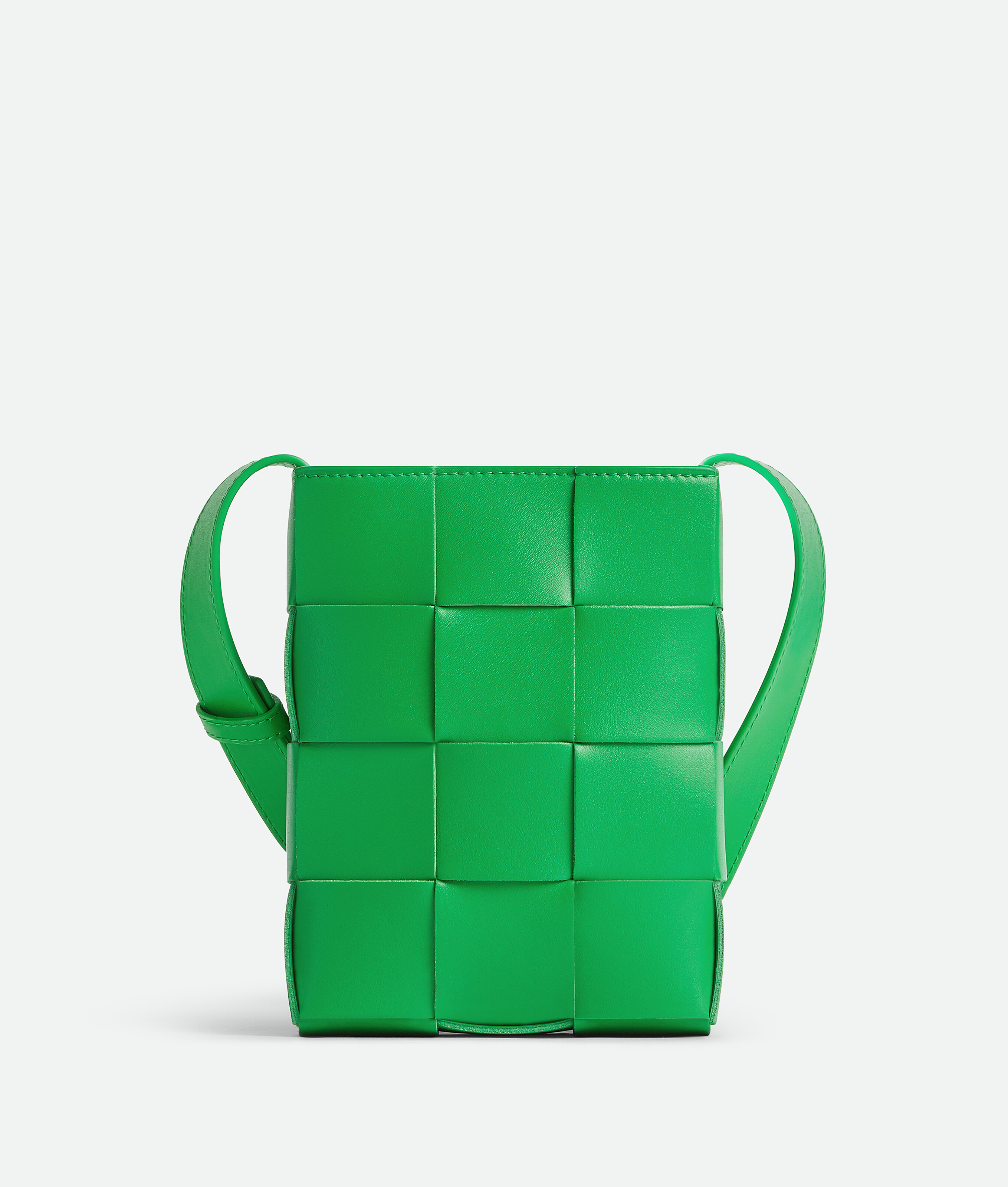 Bottega Veneta Mini Cassette Cross-body Bag In Green