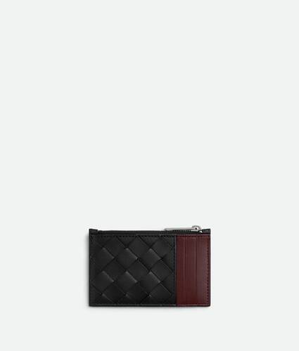 Intrecciato Zipped Card Case