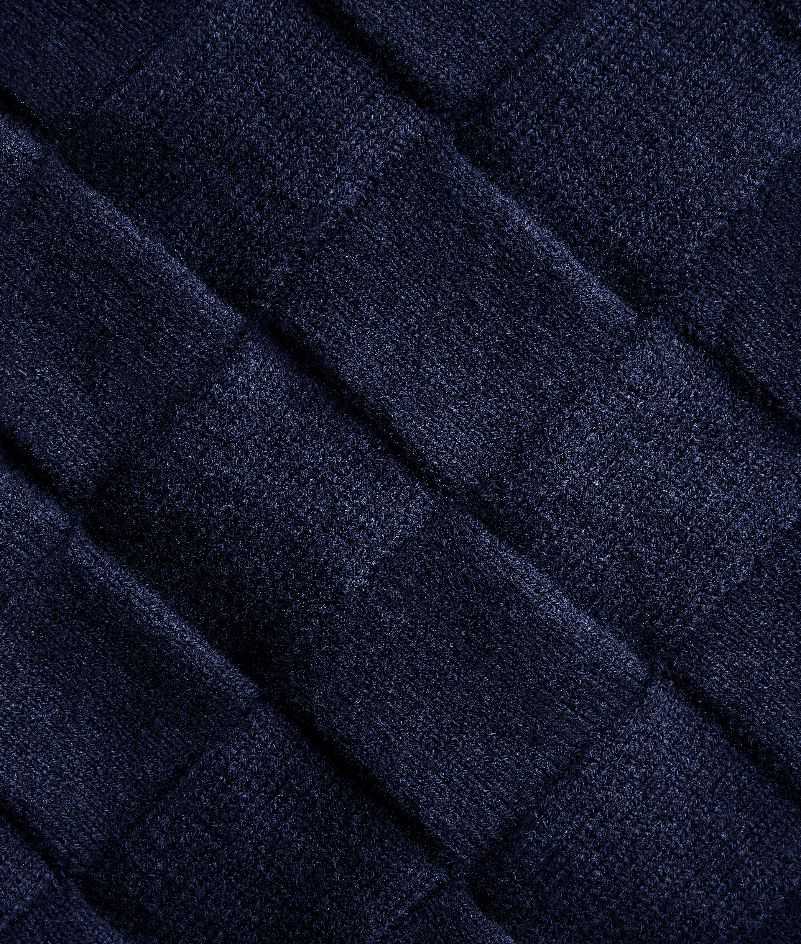 Bottega Veneta Intreccio Wool Jumper In Blue