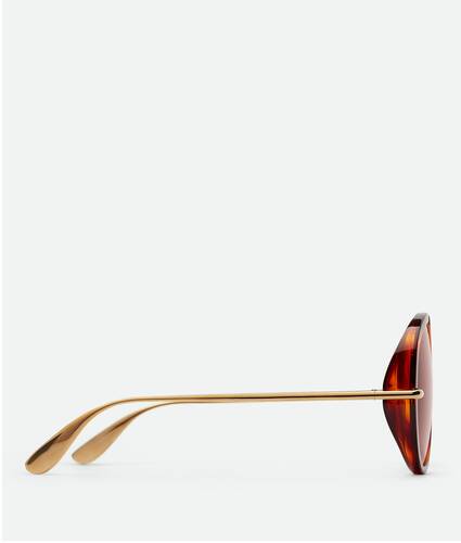 Cyclone Sunglasses 2 - Beige/Brown Marble (Gold)