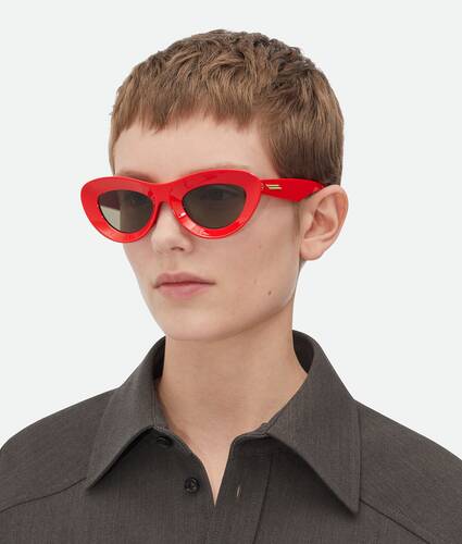 Sharp Cat-Eye-Sonnenbrille