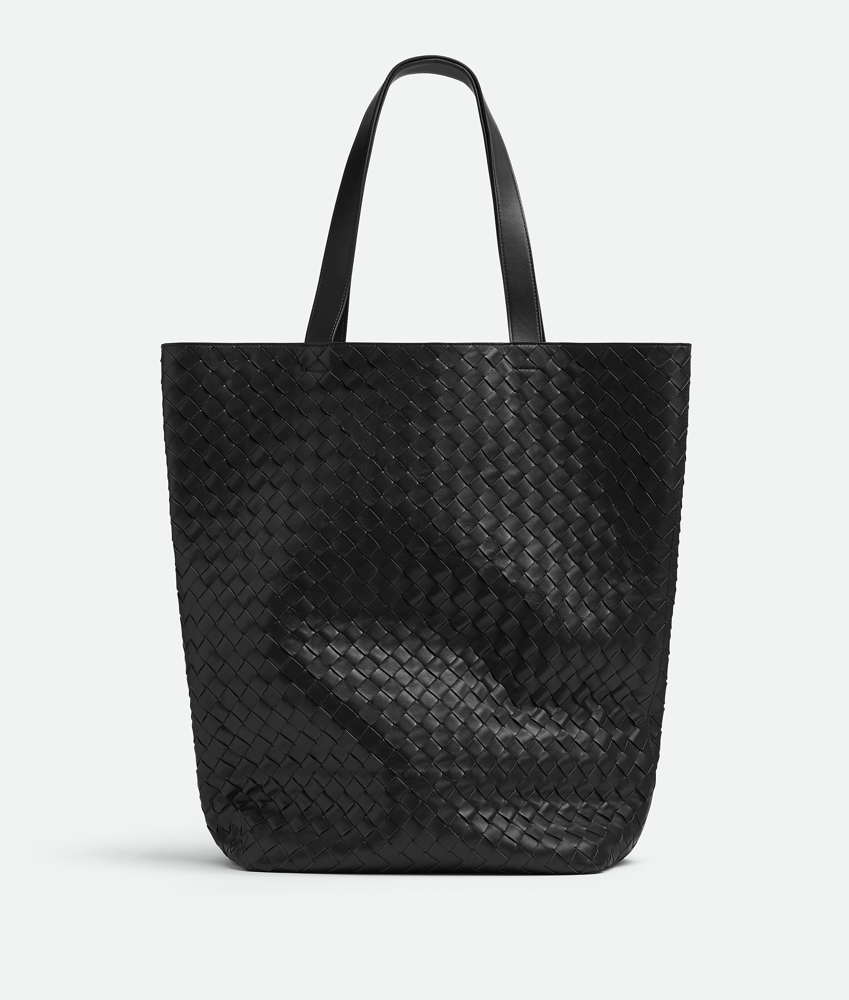 Bottega Veneta Bottega  Veneta Large Intrecciato Tote Bag In Black