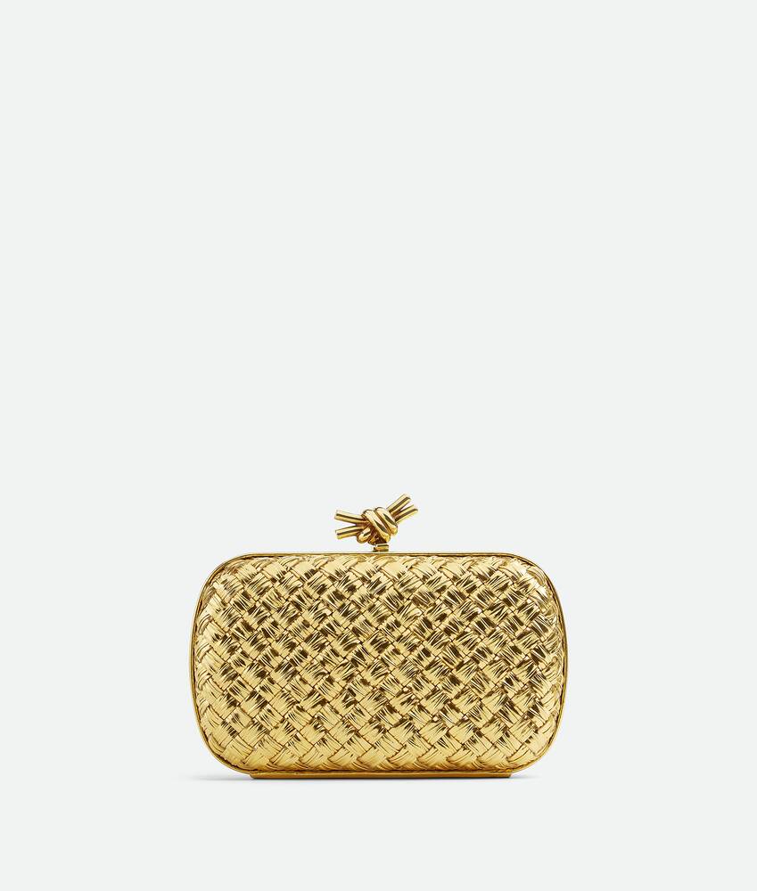 Bottega Veneta® Women's Mini Pouch in Gold. Shop online now.