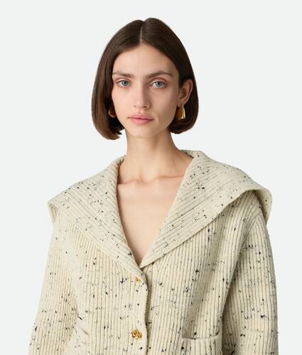 Wool English Rib Cardigan