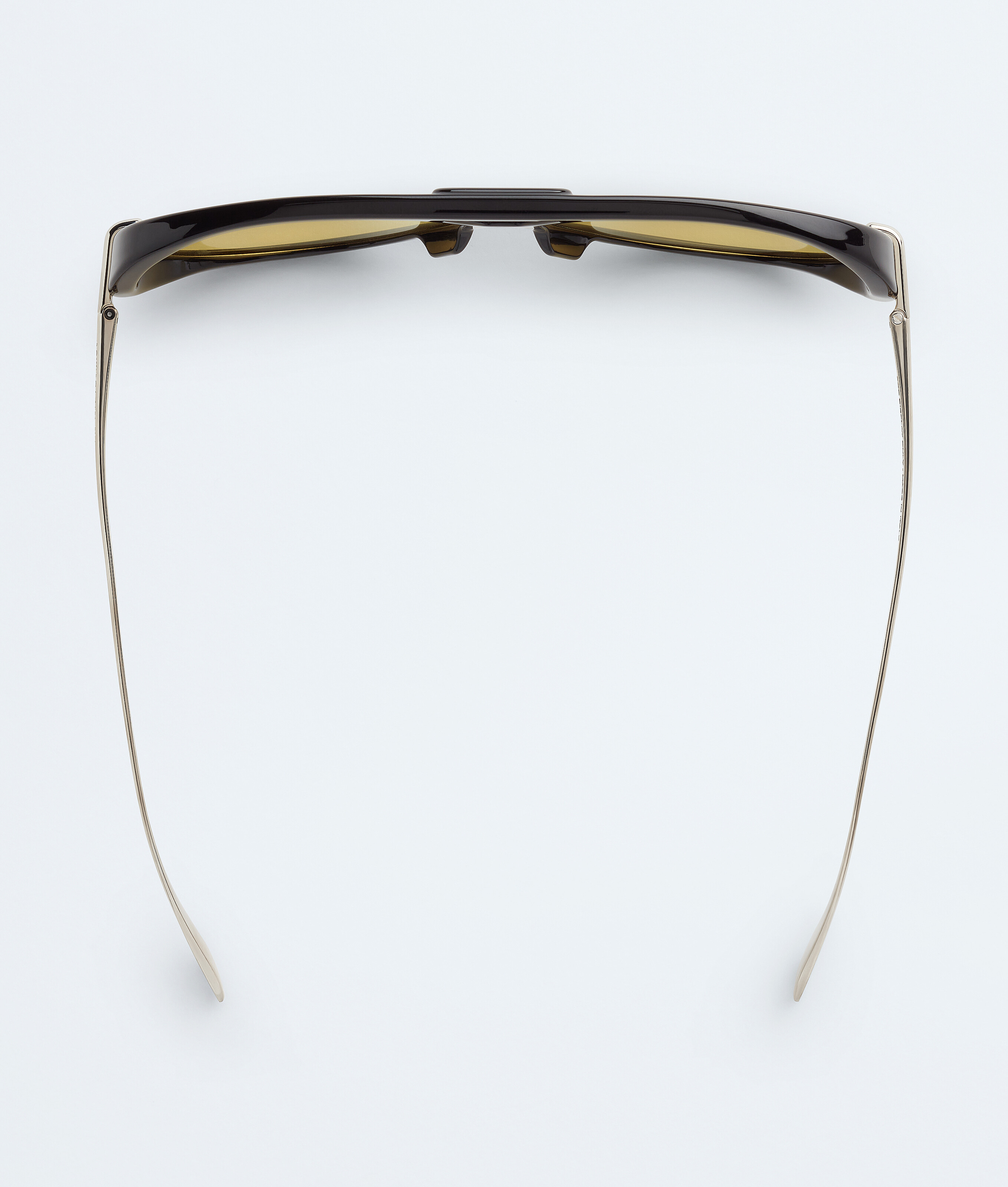 Classic Aviator Sunglasses in Black/yellow Bottega Veneta Finland EN - Image 4