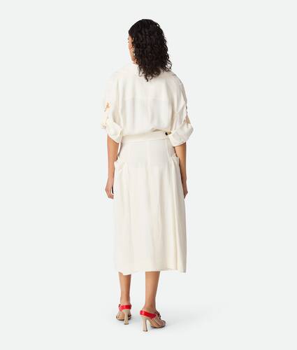 Viscose And Linen Dress