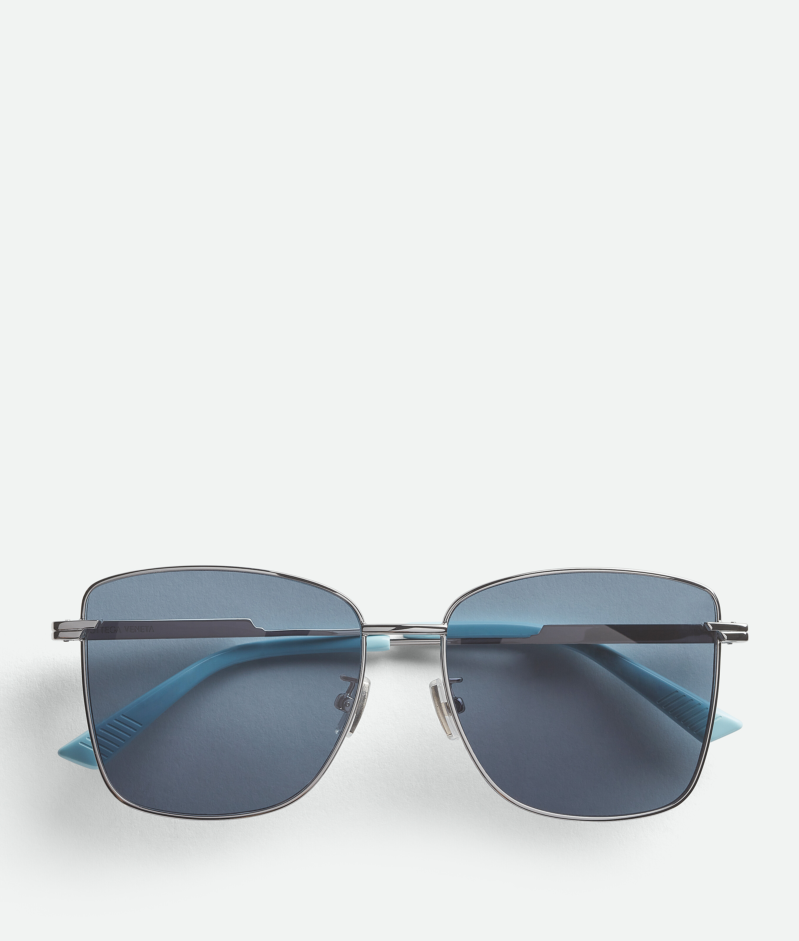 Bottega Veneta Classic Square Sunglasses In Blue