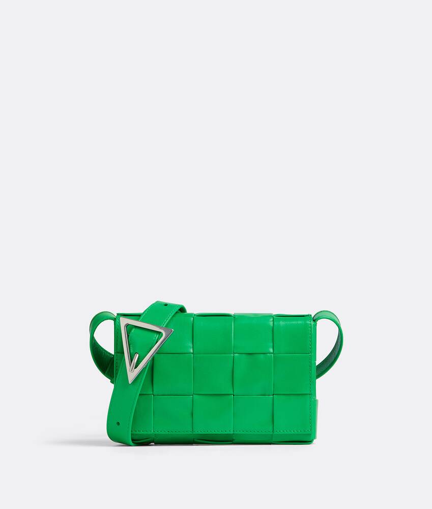 Bottega veneta mini cassette green Clearance