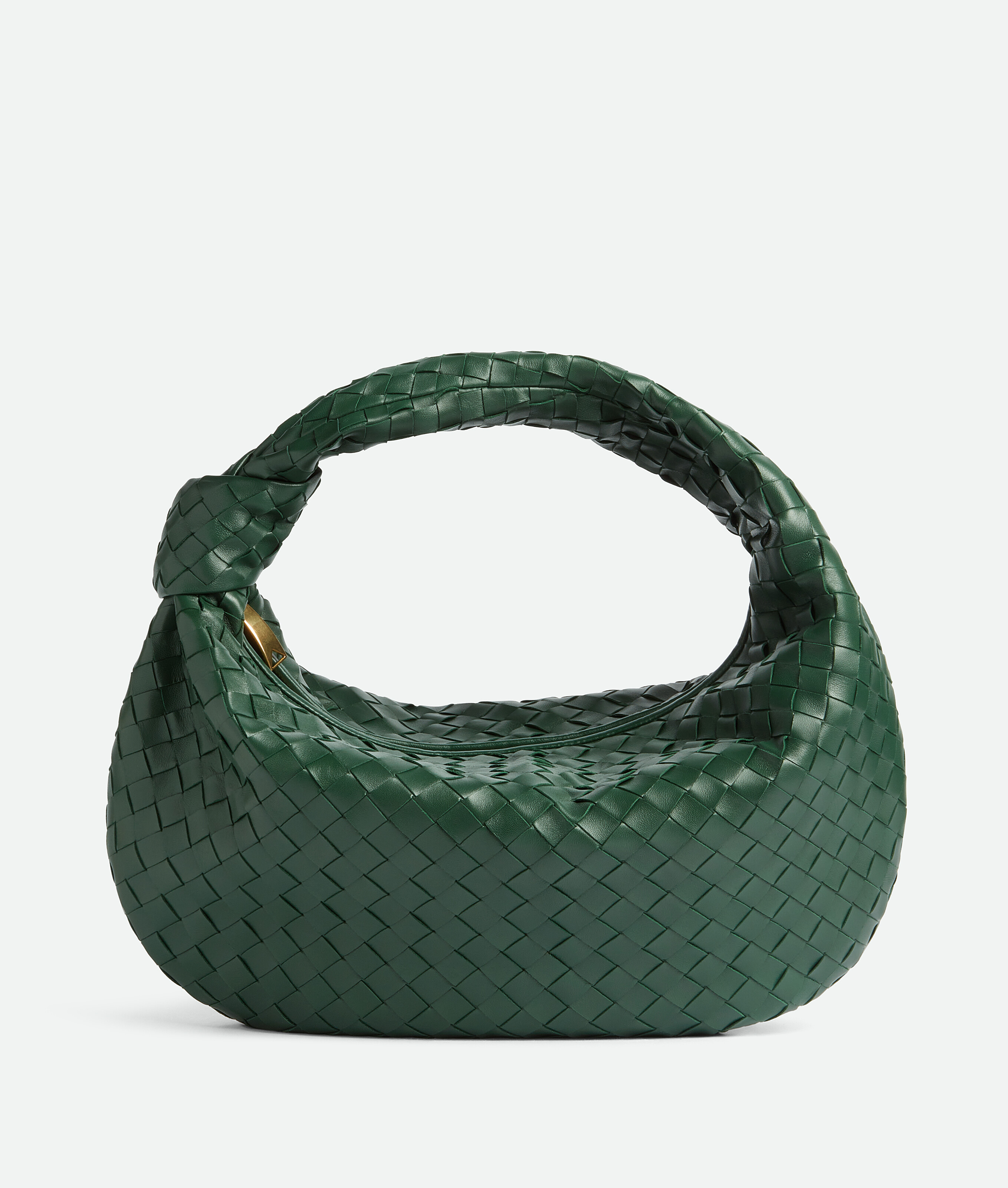 Bottega Veneta Jodie Small Bag In 3049 Emerald Gree